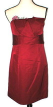 New Womens Party The Limited Dress Dark Red Strapless 4 Date Dinner Wedding Gues - £53.15 GBP