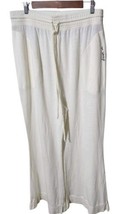 Free People Cozy Cool Lounge Pants Ivory Women&#39;s XL  - £37.32 GBP