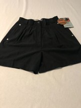 Jaime Saddock Women&#39;s Shorts Luxurious Black Dock Short Size 6 NWT - $49.50