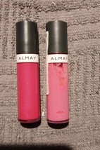 2 Almay Color Care Liquid Lip Balm #600 Blooming BALM/#500 Pink (MK13/5) - £20.63 GBP