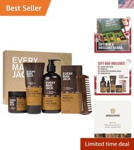 Luxurious Beard Grooming Kit: Sandalwood Essentials for Healthy Facial Hair - $1,036.84 MXN