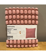 Ikea SVARTPOPPEL Light Pink Tactile Puff Ball Pattern Pillow Cover 20&quot; x... - $19.79