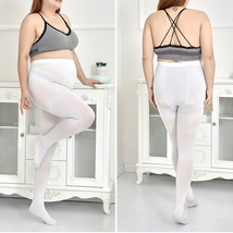 White Tights Dance Practice Warm Winter Tights Women Velvet High  Pantyhose  - £15.10 GBP