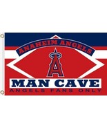 Los Angeles Angels Man Cave Flag 3X5Ft Banner USA Polyester with Brass G... - $30.00