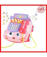 Cartoon Baby Phone Toy with Lights &amp; Sounds - Interactive Early Educatio... - $914.25 MXN