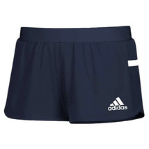 Adidas T19 Running Shorts Womens L Navy Blue White Aeroready NEW - £23.25 GBP