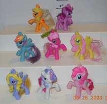 2012 McDonald’s My Little Pony MLP Happy meal Complete Set of 8 toys Apple Jack - £38.56 GBP