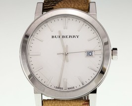 Burberry Men&#39;s Stainless Steel The City Quartz Watch 11092 - £178.63 GBP