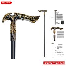 36.5 Inch Heavy Duty Matte Black Walking Cane for Stylish Seniors &amp; Adults - $93.01