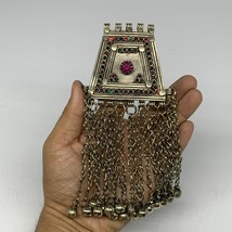 88.3g, 6.25&quot;x3&quot;, Kuchi Pendant Long Ethnic Tribal Gypsy, ATS, @Afghanist... - £15.72 GBP