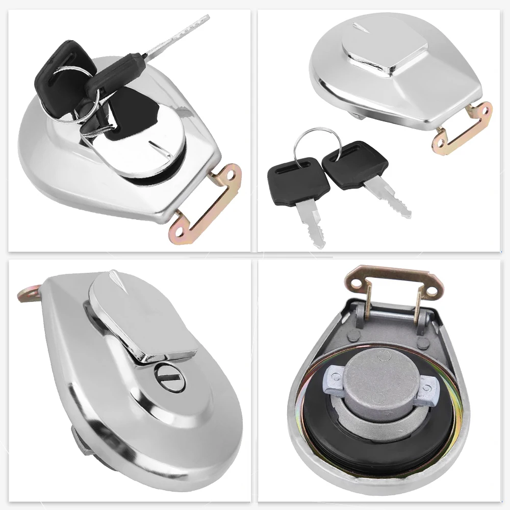 Motorcycle Gas Fuel Tank Cap For Honda VF750C VF750 VF 750 700 Stainless Steel - £16.22 GBP