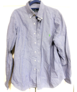 Ralph Lauren Mens 16 1/2&quot; L Small Blue Check Classic Fit Button Down Shirt - €12,79 EUR