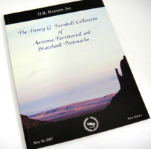 HR Harmer Stamp Auction Catalog Arizona Territorial &amp; Statehood Postmarks 2007 - £7.18 GBP