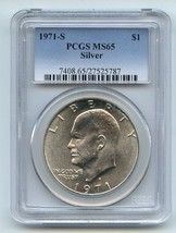 1971 S Silver PCGS Eisenhower Dollar  20160018 - £26.14 GBP