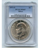 1971 S Silver PCGS Eisenhower Dollar  20160018 - £26.14 GBP