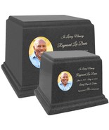 Black Photo Granite Adult or Medium Urn - $169.95