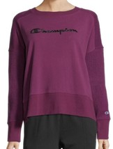 Champion Womens Activewear Heritage Cotton Mixed Texture Sweatshirt,Small - £47.34 GBP