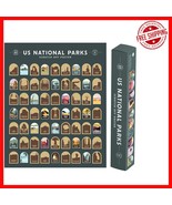 Elegant 16&quot; x 20&quot; National Parks Scratch-Off Map - Your Travel Bucket List - $519.78 MXN