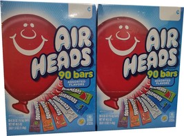 Airheads Fruity Candy 180 ct Variety Pack 2 Sealed Display Boxes Fast ship - £42.28 GBP