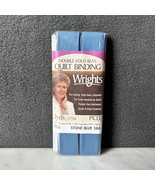 Wrights Double Fold Bias Quilt Binding 7/8&quot; Wide 3 Yards - Color Stone B... - $7.75 CAD