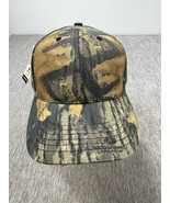 Vintage Mossy Oak Break Up Hat Cap Snap Back Camo y2k Grunge Hunting Out... - $19.79