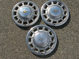 Genuine 1980 to 1985 Chevy Citation 13 inch metal hubcaps - £29.13 GBP