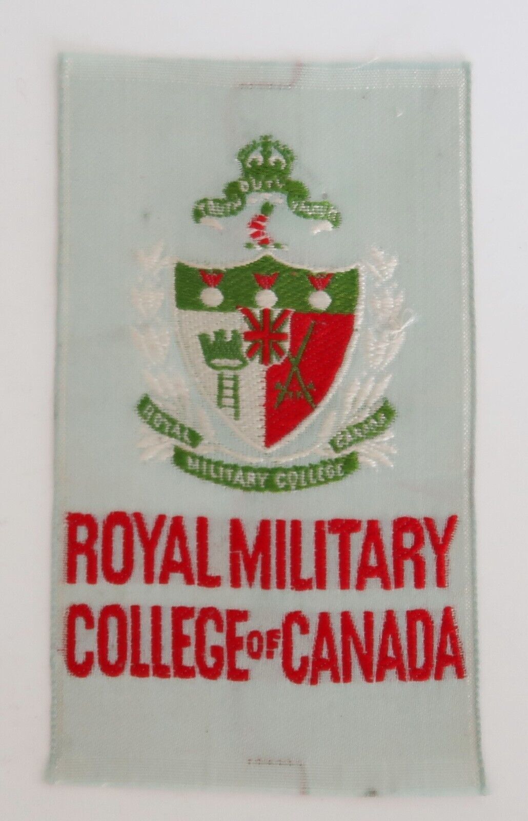 1910&#39;s Tobacco Silk Royal Military College of Canada Coat of Arms  - $9.99