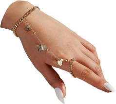 Ring Chain Bracelet Hand Harness  - £20.27 GBP