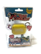 World&#39;s Coolest Fingerlings with Surprise Figure Playset &amp; Keychain Yellow - £7.98 GBP