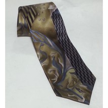 Cocktail Colors  Men Silk Tie with Floral Print 3.75&quot; wide 59&quot; long NWT - £10.31 GBP