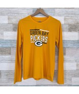 NFL Team Green Bay Packers Tech Tee Yellow Football Youth Boys Size XL 18 - £15.50 GBP