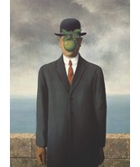 RENE MAGRITTE Son of Man (No border) 27.5&quot; x 19.75&quot; Poster 2014 Surreali... - $711.52 MXN
