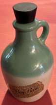 Vintage Avon Bay Rum After Shave Jug Bottle Green White Empty Collectable - £8.00 GBP