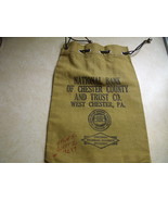 National Bank of Chester County and Trust Company-Coin Bag, Vintage - $27.41 CAD