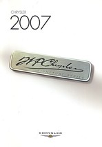 2007 Chrysler SIGNATURE SERIES brochure catalog 07 US 300 PT Pacifica  - $8.00