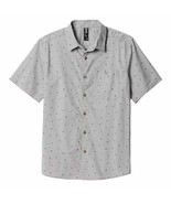 Mountain Hardware Grey Big Cottonwood Button Down Short Sleeve Shirt Large - $45.09 CAD