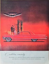 Vintage 1962 Cadillac Sedan De Ville Ad Advertising Advertisement - £7.83 GBP