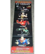 DC JLA wall plaque promo poster:Superman/Batman/Green Lantern/Wonder Wom... - £31.87 GBP
