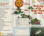 NCL Skyward Deck Plan &amp; Guide 1972 Norwegian Caribbean - £21.72 GBP