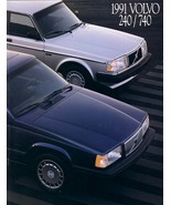 1991 Volvo SEDANS brochure catalog US 91 240 740 Turbo - £6.27 GBP