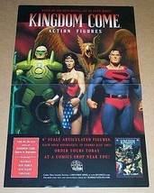17&quot; JLA Kingdom Come figures poster: Wonder Woman/Hawkman/Superman/Green Lantern - £31.97 GBP
