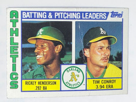 Rickey Henderson 1984 Topps #156 Oakland Athletics A’s MLB Baseball Card - £1.08 GBP