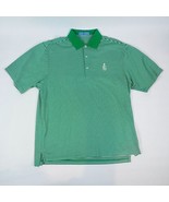 Fairway &amp; Greene Golf Polo Mens size Large Green Striped  Polo - $13.55 CAD