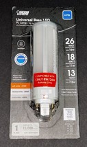Feit Electric Horizontal Color Selectable Universal Base Pl Led Bulb 26W New - $16.82
