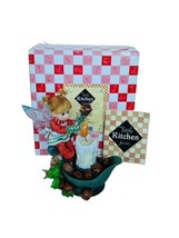 My Little Kitchen Fairies figurine Enesco fairy pixie elf Chestnuts Roasting NIB - £134.49 GBP
