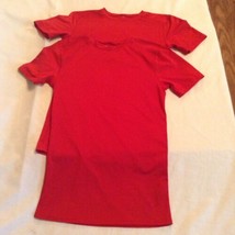 Lot of 2 BCG shirt Size 10 12 youth medium compression red Boys - $20.29
