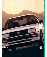 1990 Volkswagen JETTA WOLFSBURG EDITION brochure catalog folder US VW GLI - £7.84 GBP