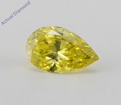 Pear Loose Diamond (1.26 Ct Yellow(Irradiated) VS2(Enhanced) Clarity) IGL  - £1,684.72 GBP