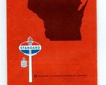Standard Oil Company Map of Wisconsin 1970 Rand McNally  - $11.88