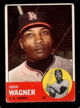 1963 Topps #335 Leon Wagner Good Angels *XB38059 - $3.92